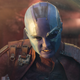 Karen Gillan as Nebula.